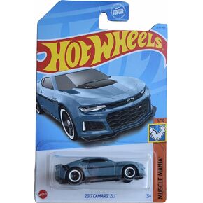 Hot Wheels 2017 Camaro ZL1, Muscle Mania 5/10 [Blue] 135/250