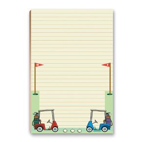 Stonehouse Collection Golf Notepads with Magnet - Magnetic Golfing Notepads for Fridge - To Do List, Grocery List - Golfing Gifts