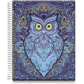 Tools4Wisdom Planner 2025-2026 - April 2025-2026 Calendar - 8.5x11 Inch Hardcover - Monthly Weekly Daily Planner - A5J6 - Trippy-Owl