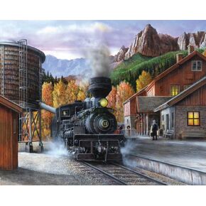 Springbok's 1000 Piece Jigsaw Puzzle Mountain Express - Made in USA