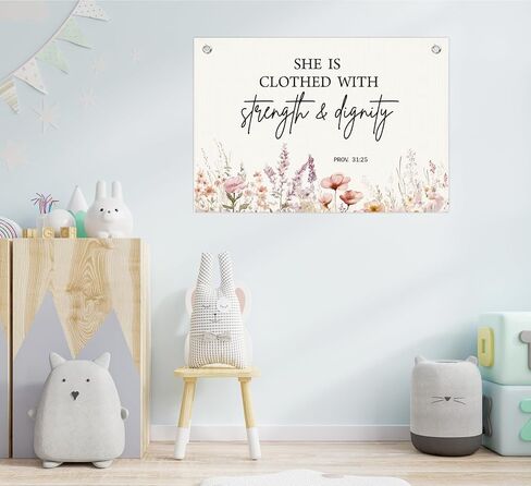 Bible Verse Canvas Banner,Jeremiah 29:11 Wall Hanging Banner Flag,Christian Scripture Wall Art for Home Office Prayer Room Bedroom,for I Know the Plans I Have for You Wall Decor,20x30 Inch in Kuwait