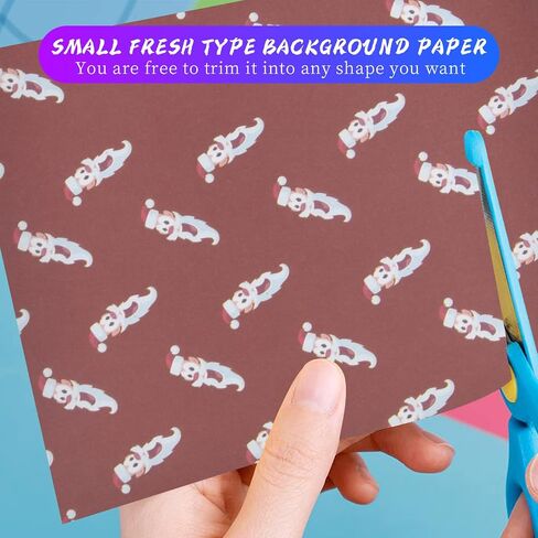 Christmas Scrapbook Paper Pad Abstract Texture Vintage Journaling Scrapbooking Supplies Craft Kits 6"x6" Cardstock Patterned Cardmaking Paper Pack DIY Photo Frame Background Decorative Page-24 Sheets in Saudi Arabia