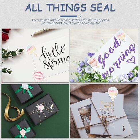 5 صناديق قصاصات القصاصات ملصقات تعيين ملصقات بالون الهواء الساخن ملصقات الكرتون شارات مزخرفة للماء للاصطدامات DIY Crafts Album in Kuwait