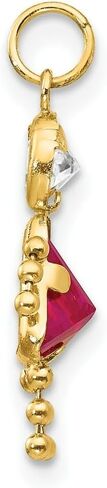 Roy Rose Jewelry 10K أو 14K Gold Gold Goldstone Kids Boy Boy Charm arndant for Necklace - All and in Kuwait