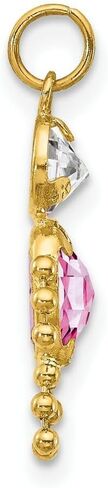 Roy Rose Jewelry 10K أو 14K Gold Gold Goldstone Kids Boy Boy Charm arndant for Necklace - All and in Kuwait