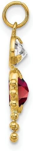 Roy Rose Jewelry 10K أو 14K Gold Gold Goldstone Kids Boy Boy Charm arndant for Necklace - All and in Kuwait