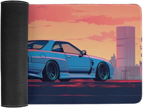 JDM Car Desk Mats on Top of Desks Pad Japanese Large Mouse Pads Gaming Cool R34 JDM Car Japanese Anime Big Mousepad for Desktop Keyboard Computer Mat 30x60cm in Saudi Arabia
