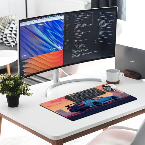 JDM Car Desk Mats on Top of Desks Pad Japanese Large Mouse Pads Gaming Cool R34 JDM Car Japanese Anime Big Mousepad for Desktop Keyboard Computer Mat 30x60cm in Saudi Arabia