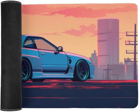 JDM Car Desk Mats on Top of Desks Pad Japanese Large Mouse Pads Gaming Cool R34 JDM Car Japanese Anime Big Mousepad for Desktop Keyboard Computer Mat 30x60cm in Kuwait