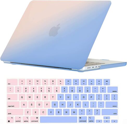 Se7enline Compatible with 2021-2024 MacBook Pro 14 inch Case Hard Shell Laptop Cover for 14-inch MacBook Pro Model A2442 A2779 A2918 A2992 A3112 A3401 M4 M3 M2 M1&Keyboard Skin,Mellow Yellow in Saudi Arabia