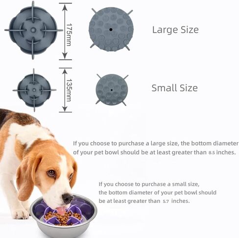 Slow Feeder Insert,Dog Bolw Slow Down Eating Cutable Slow Feeder Silicon Rubber Insert for Dog Bowl for Dog/Cat/Puppy (Small, Orange) in Saudi Arabia