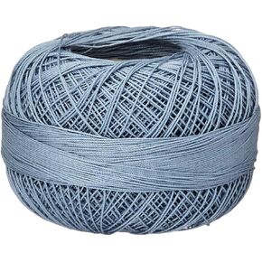 Lizbeth Size 80 HH80 Cotton Thread 184 yd 10 grams ، متوسط ​​الأزرق العتيق