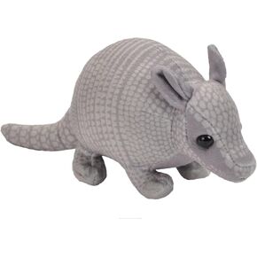 Wild Republic Pocketkins Eco Armadillo, Stuffed Animal, 5 Inches, Plush Toy, Made from Recycled Materials, Eco Friendly