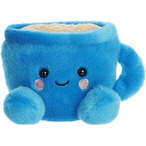 Aurora® Adorable Palm Pals™ Letti Latte™ Stuffed Animal - Fun Collectible Plush for Kids and Adult Collectors - Perfect for Decorating Rooms and Birthday Gifts - Blue 5 Inches