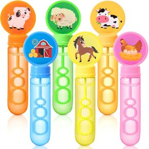 WinRayk 24pcs Unicorn Bubble Wands for Kids Bubbles Party Formor