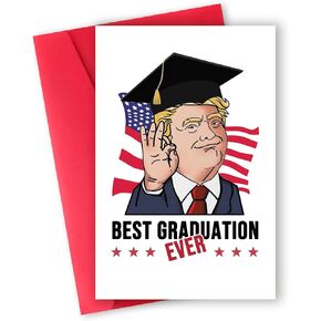 Best Trump Retirement Gifts for Woman Men, Funny Coworker Colleague Retirement Card, Happy Leaving Card for Retired Boss Teacher Friend Family