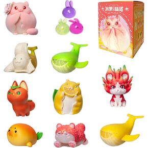 52TOYS Fruit Fairy Action Figure, 1Pc Collectible Toy Kawaii Creative Gift Room Decor Desktop Decoration 3.5 Inch, Gift for Birthday Party