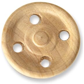 Pinehurst Crafts Wooden Toy Steering Wheels, Perfect for Toy Cars, Trucks & Crafting, 1-1/4 Inch, Pack of 5 SteeringWheel_1.25In SteeringWheel_1.25In