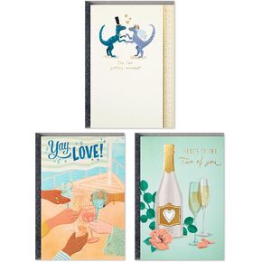 Hallmark Wedding Cards Assortment (5 Cards with Envelopes)
