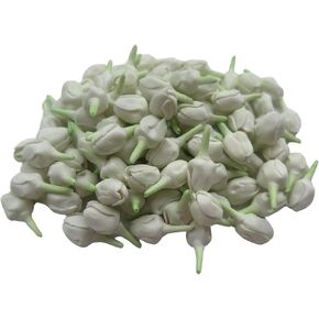 100 PCS Jasmine Pikake Clay Flower for Making Garland Jewelry Making DIY Craft Supplies