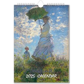 Claude Monet Wall Calendar 2025 art A4 8"x12" New Sealed