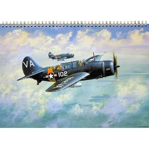 2025 Wall Calendar [13 pages 8"x12"] AIR FORCE and Aricraft Vintage Art Retro Poster