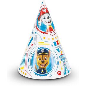 Paw Patrol Party Hats (8 Count) - Colorful & Fun Celebration Accessory, Perfect for Kids' Parties