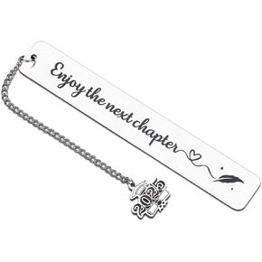 Raddimelo Class of 2025 Bookmark for Her Him High School Senior College Graduation Gifts for Men Women Bookmark Gifts for 2025 Graduate Birthday Gifts for Son Daughter Friend Nurse Teacher, Silver