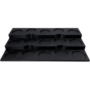EnderToys 3-Tier Miniature Stand (32mm), 3D Printed Tabletop RPG and Wargame Miniature Display Shelf