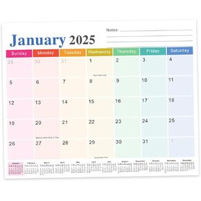 Magnetic Calendar for Fridge,Magnetic Fridge Planner,wall calendar 2025-2026 Family Calendar From January 2025 - June 2026,18 Monthly Refrigerator Calendar.