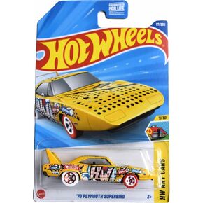 Hot Wheels '70 Plymouth Superbird, HW Art Cars 7/10 [Yellow] 87/250
