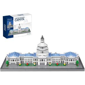 White House Architecture Model Micro Mini Building Block Sets for Adults,Famous Landmark Series Kit Toy Gift for Kids 3000+ Pieces