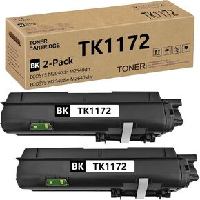 Compatible TK 1172 TK1172 Toner Cartridge Replacement for Kyocera TK1172 TK-1172 for ECOSYS M2040dn M2540d M2540dw M2640idw Printers (1T02Y80UX0) 7,200 Pages