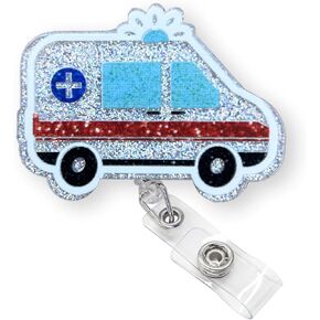 CNA Badge Reel Holder Retractable for Certified Nurse Nursing Assistant & Medical Worker | CNA Graduation Gifts, Funny Nurse ID Name Badge Reel with Alligator Clip & 24" Durable Nylon Cord | Acrylic