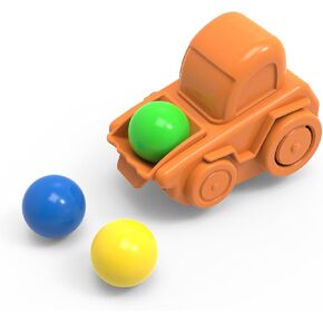 Kids Toys STEM Board Games - Replacement Car for Logical Road Builder, Orange