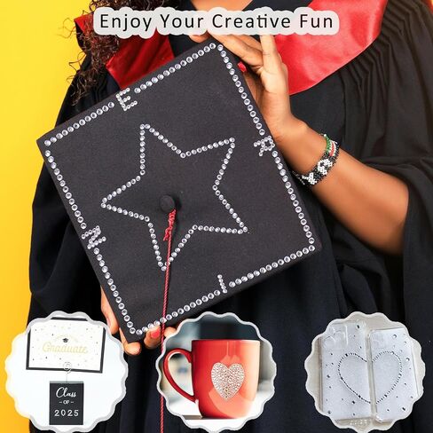 570 قطعة من ملصقات اللؤلؤ الحرفية، ملصقات حروف أبجدية صغيرة ذاتية اللصق للحرف اليدوية، ملصقات لاصقة على اللؤلؤ لسجل القصاصات والحرف اليدوية ومكياج الوجه والشعر in Kuwait