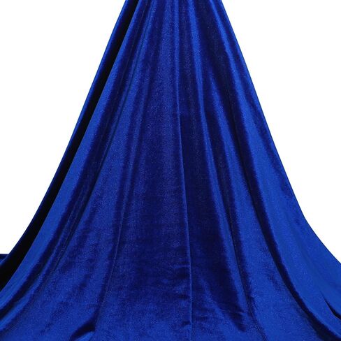 Stretch Velvet Fabric by The Yard Soft for Sewing, Costume, Upholstery, Crafting Projects(Ivory,2 Yard) in Saudi Arabia