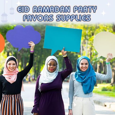 Ramadan Silicone Bracelets Mubarak Festival Party Wristbands Supplies Colored Silicone Bracelets Muslim Adults Gifts Ramadan Favors Ramadan Decor (60 Pcs,Ramadan) in Saudi Arabia