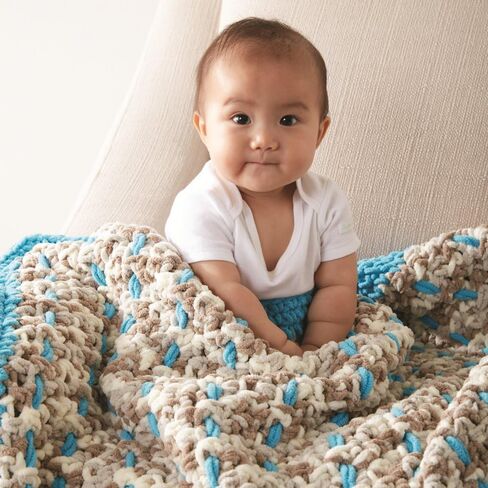 Bernat Little Denim Print, Baby Blanket Yarn, Multipack of 6, 6 Pack in Saudi Arabia