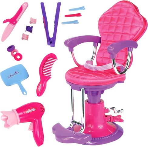 Sophia's 18" Glittery Hot Pink Doll Hairbrush, Ideal for Wig-Like Hair in Kuwait