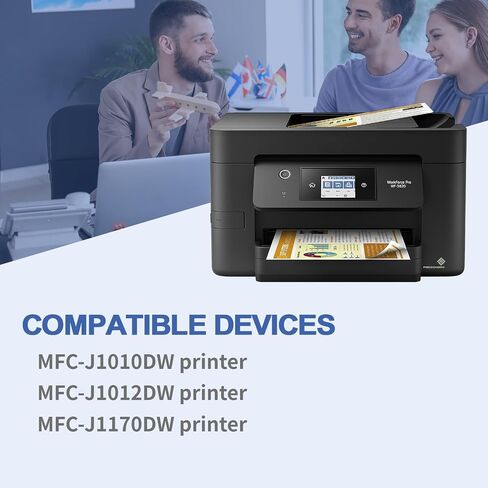 LC401XL MFC-J1010DW Ink Cartridges for Brother Printer LC401XL LC401 for MFC-J1010DW MFC-J1170DW MFC-J1012DW MFC-J1800DW MFC J1010DW - 4 Pack High Yields Black Cyan Magenta Yellow (LC401-BKCMY) in Saudi Arabia