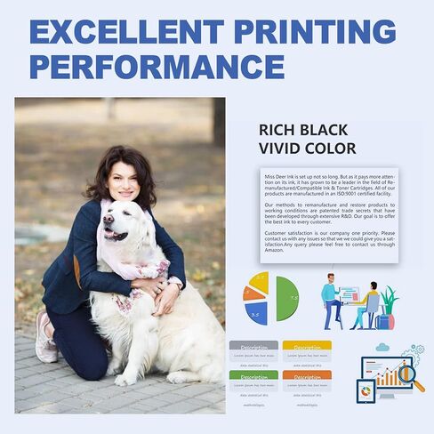 LC401XL MFC-J1010DW Ink Cartridges for Brother Printer LC401XL LC401 for MFC-J1010DW MFC-J1170DW MFC-J1012DW MFC-J1800DW MFC J1010DW - 4 Pack High Yields Black Cyan Magenta Yellow (LC401-BKCMY) in Saudi Arabia