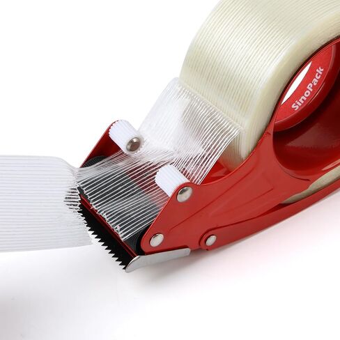 Strapping Tape with Dispenser, 3 Pack 2 Inch x 30 Yards 5.5 Mil, Heavy Duty Reinforced Fiberglass Tape for Moving,Shipping,Storage in Kuwait