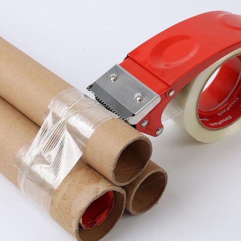 Strapping Tape with Dispenser, 3 Pack 2 Inch x 30 Yards 5.5 Mil, Heavy Duty Reinforced Fiberglass Tape for Moving,Shipping,Storage in Kuwait