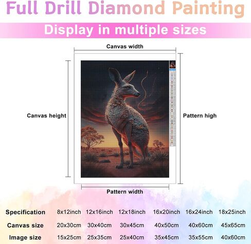 Diamond Painting Kit, Cute Hedgehog Diamond Art Kit for Adults Kids Beginners, DIY 5D Animal Flower Painting Art Crafts Home Wall Decor Gift 12x12 Inch in Saudi Arabia