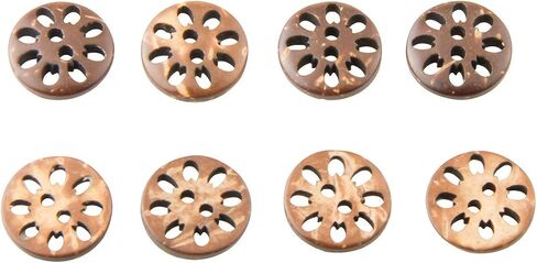 ALLinONE Coconut Shell 2 Holes Button for DIY Craft Sewing (10mm Heart Shape) in Saudi Arabia