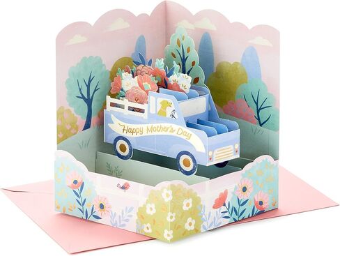 Hallmark Paper Wonder Pop Up Mothers Day Card (Marjolein Bastin Bouquet) in Saudi Arabia