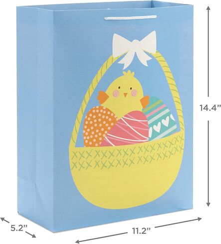 Hallmark 6 "حزمة هدايا عيد الفصح الصغيرة (8 أكياس: سلة عيد الفصح ، أرنب عيد الفصح ، الفراخ ،" Happy Easter ") للأطفال ، تفضل الحفلات ، بطاقات الهدايا in Saudi Arabia