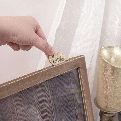 Y&K Homish Wedding Guest Book Alternative Rustic wedding decorations for reception wedding signs Antique White in Kuwait