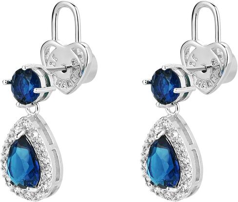 Earring Backs for Droopy Ears, 4PCS Studry Heart Locking Earring Lifter Backs for Heavy Earring Large Earring Backings Replacements for Studs Support Back for Stertched Earlobe,White Gold in Kuwait